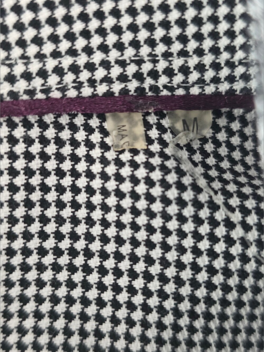 Bugatchi Uomo Shaped Fit Gray Plaid Button Down Shirt Men's Medium Cotton - Picture 9 of 11